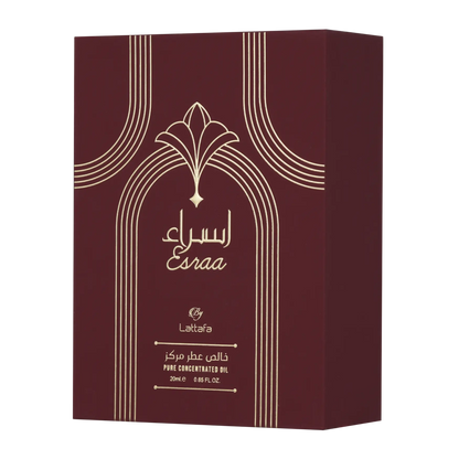 Esraa 20ml Perfume Oil 20ml Lattafa Attar Oil